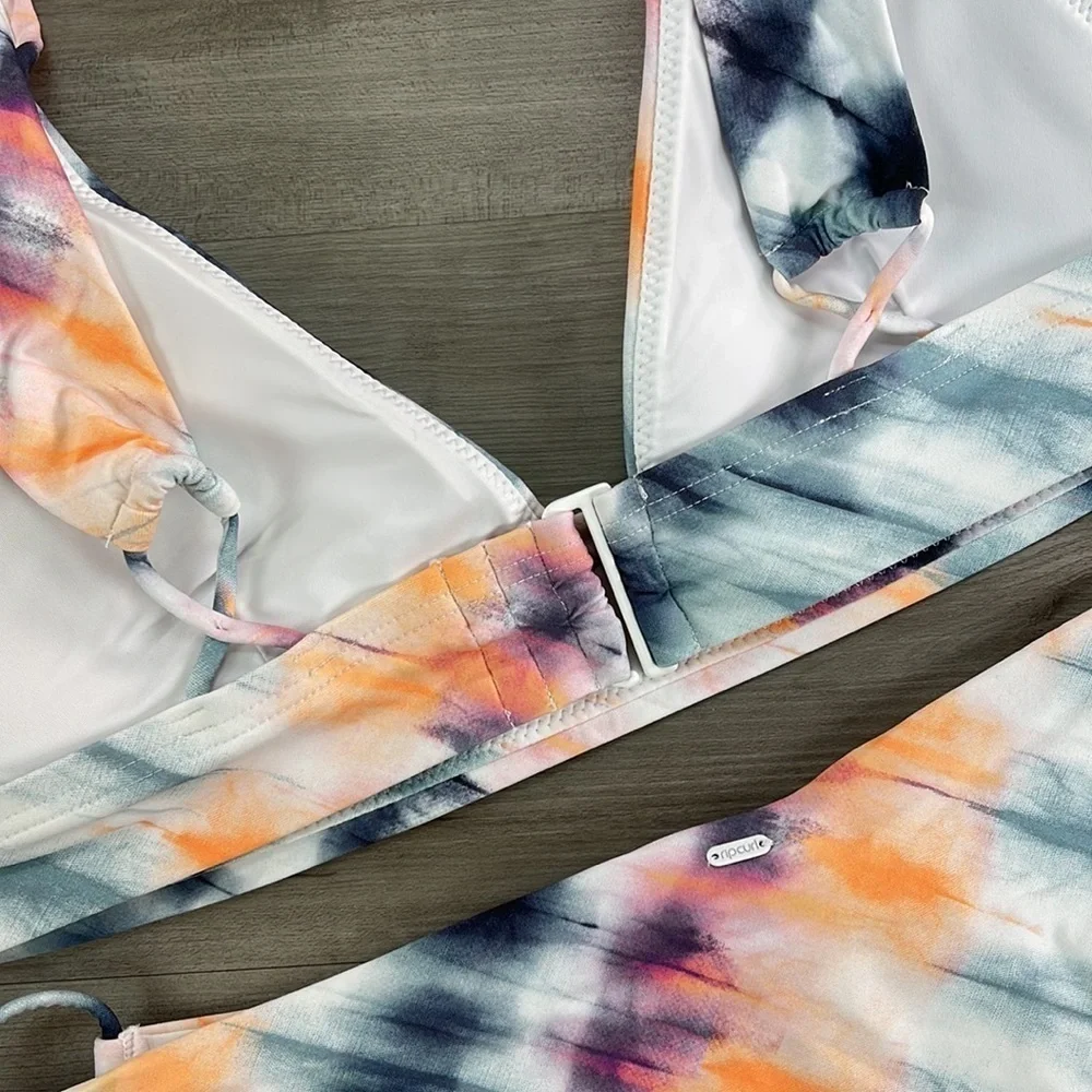☀️RIP CURL☀️ SURF TRIP V NECK BRALETTE SURF TRIP CHEEKY HIPSTER BIKINI SET